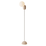 Cantilever Floor Light: Peach + White