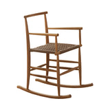 Pelleossa Rocking Chair: Oak Stained Walnut