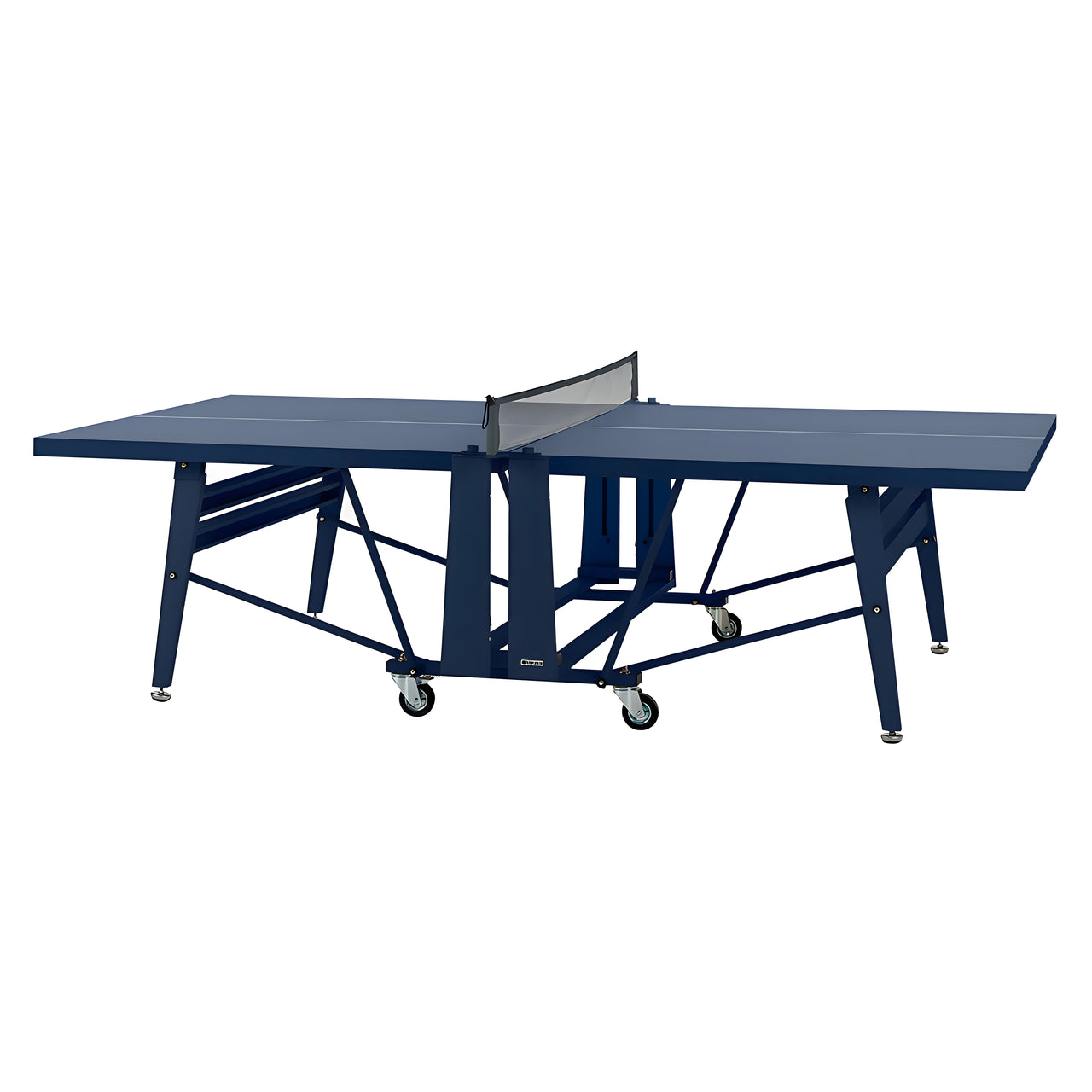 RS Folding Ping Pong Table: Monochrome Edition + Steel Blue