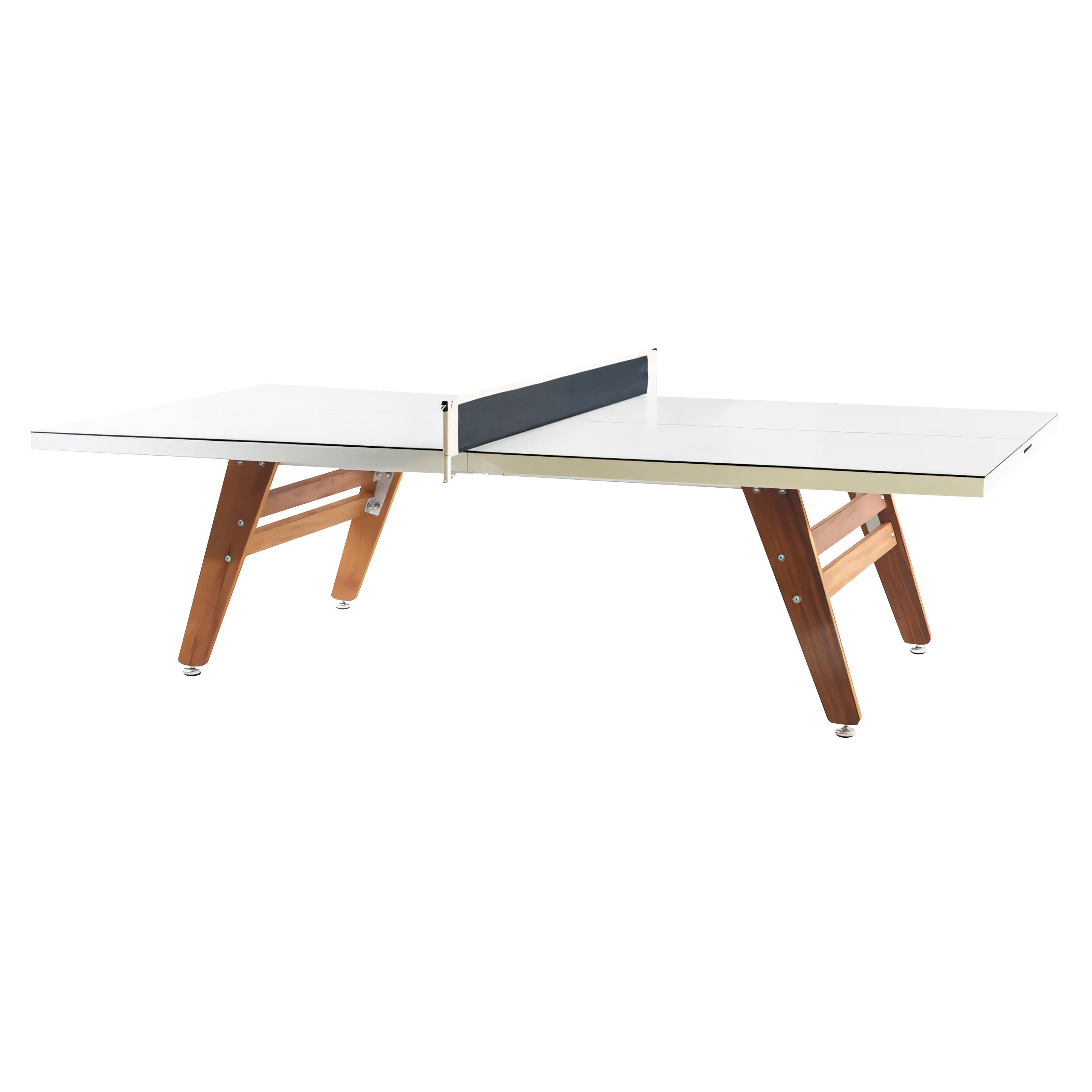 RS Stationary Ping Pong Table: Traffic White