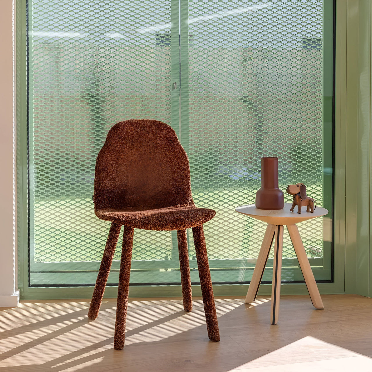 Body Dining Chair: Fully Upholstered
