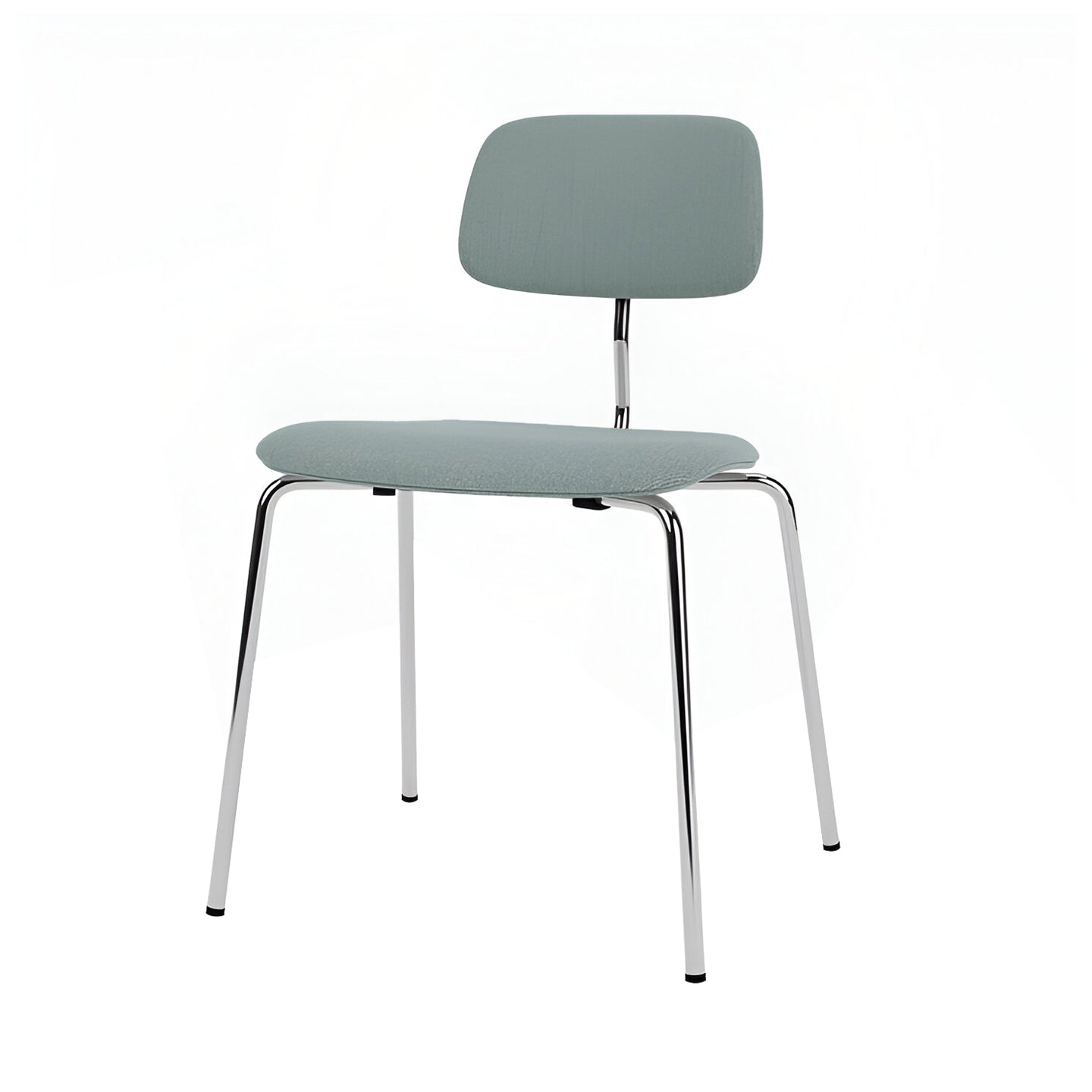 Kevi Chair 2060: Fully Upholstered + Polished Chrome