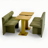 Cita Bench: Fully Upholstered