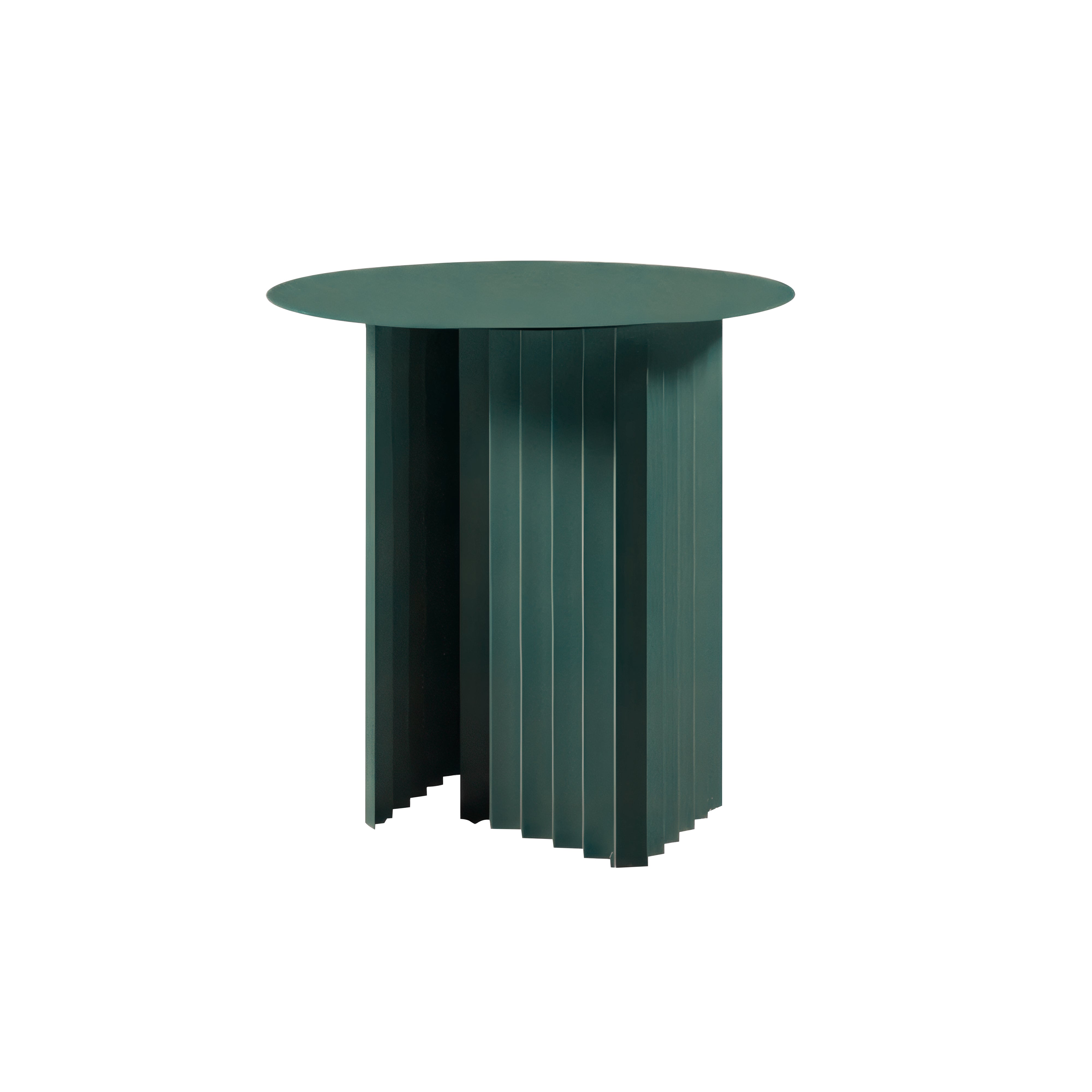 Plec Round Occasional Table: Steel + Small - 19.7