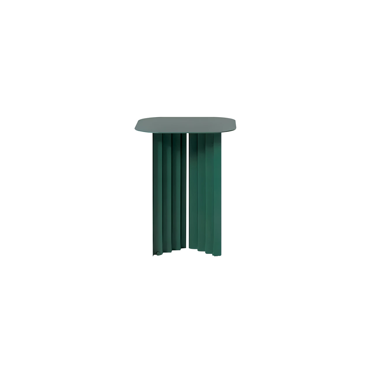 Plec Rectangular Occasional Table: Steel + Small - 14.8