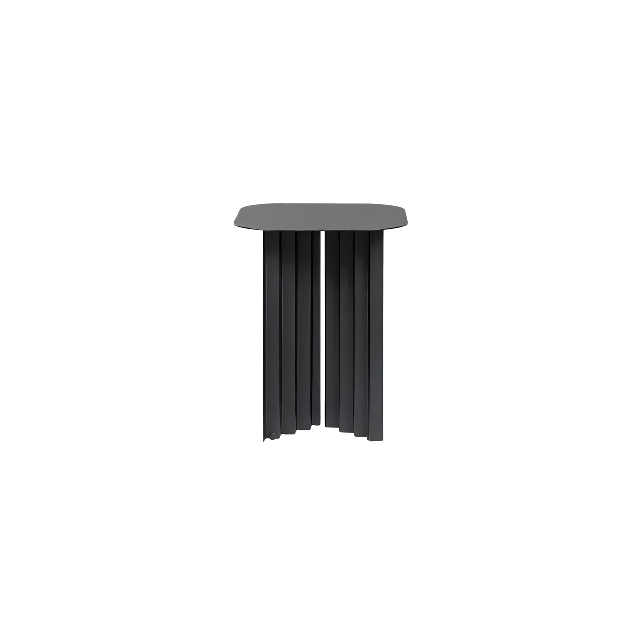 Plec Rectangular Occasional Table: Steel + Small - 14.8