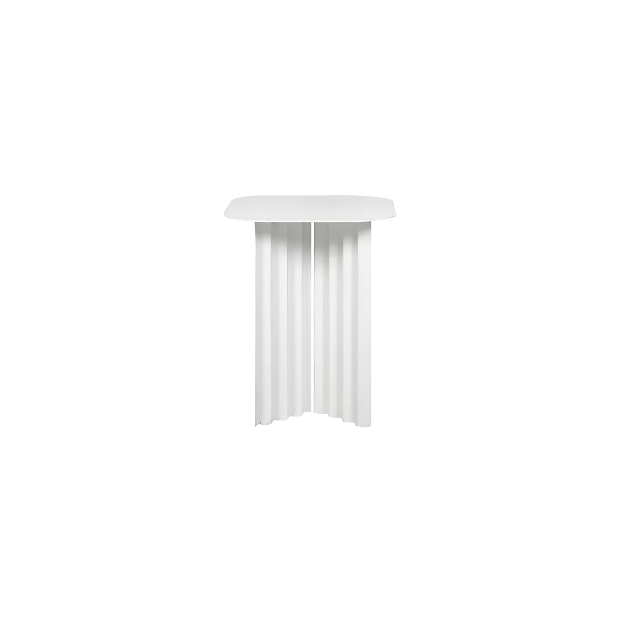Plec Rectangular Occasional Table: Steel + Small - 14.8