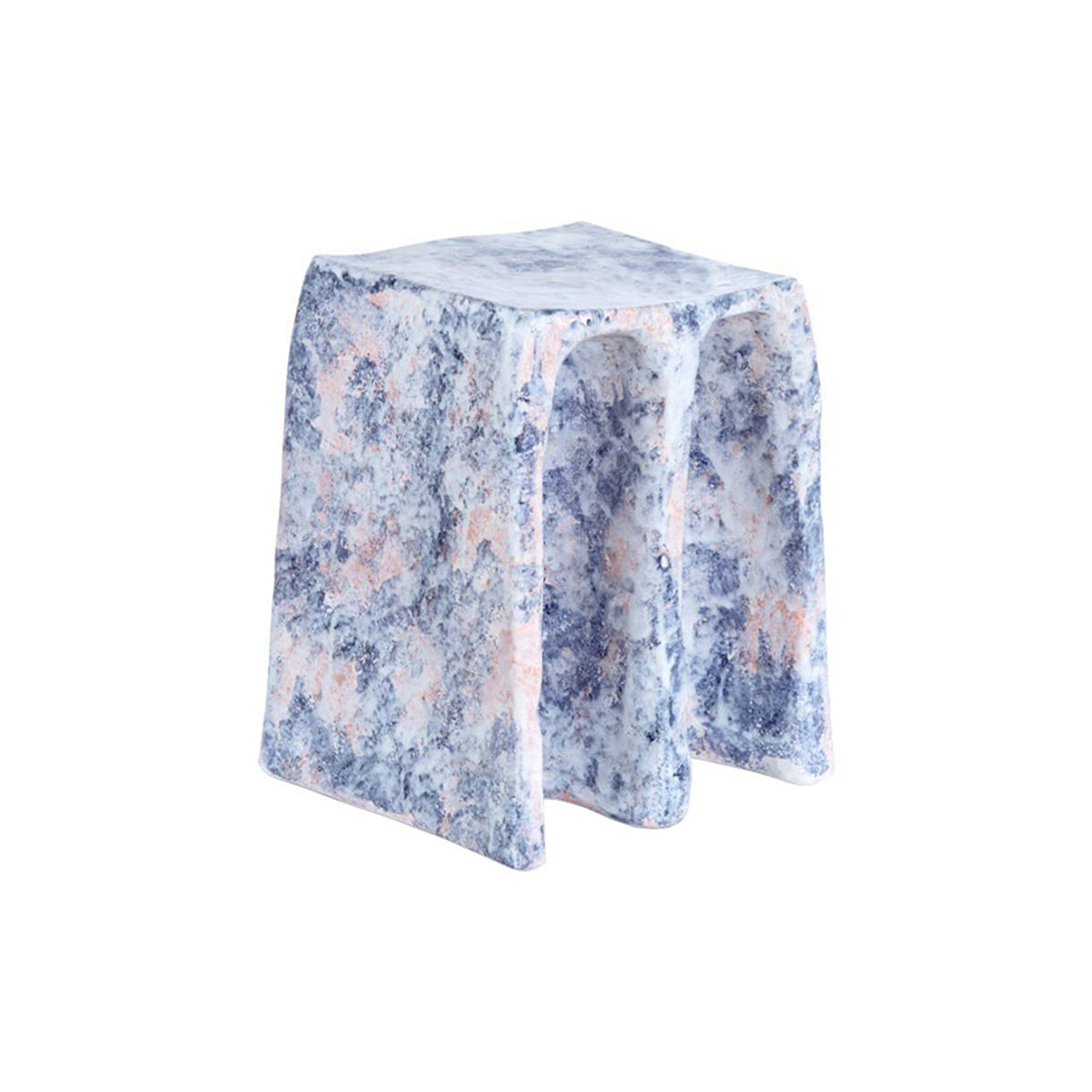 Chouchou Stool: Marble White