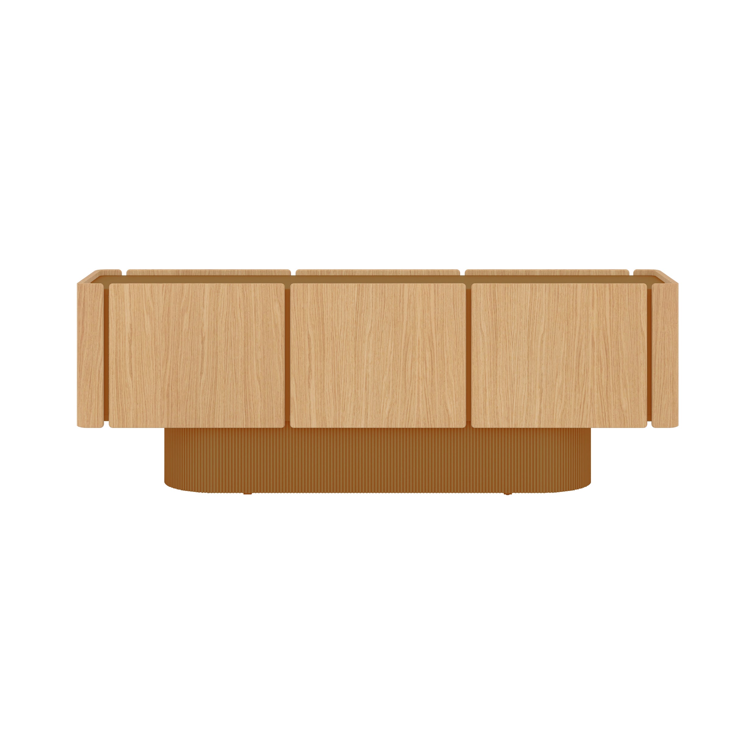 Dune Sideboard: 6 Doors + Super-Matt Oak + Copper
