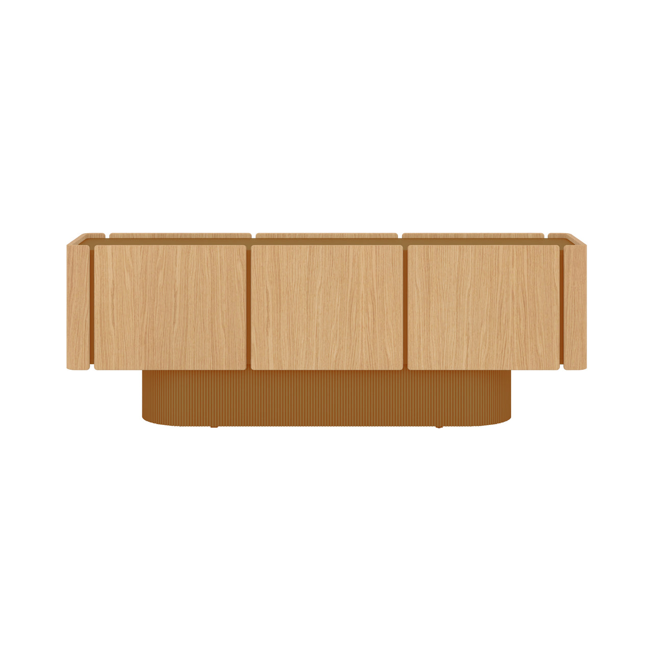 Dune Sideboard: 6 Doors + Super-Matt Oak + Copper