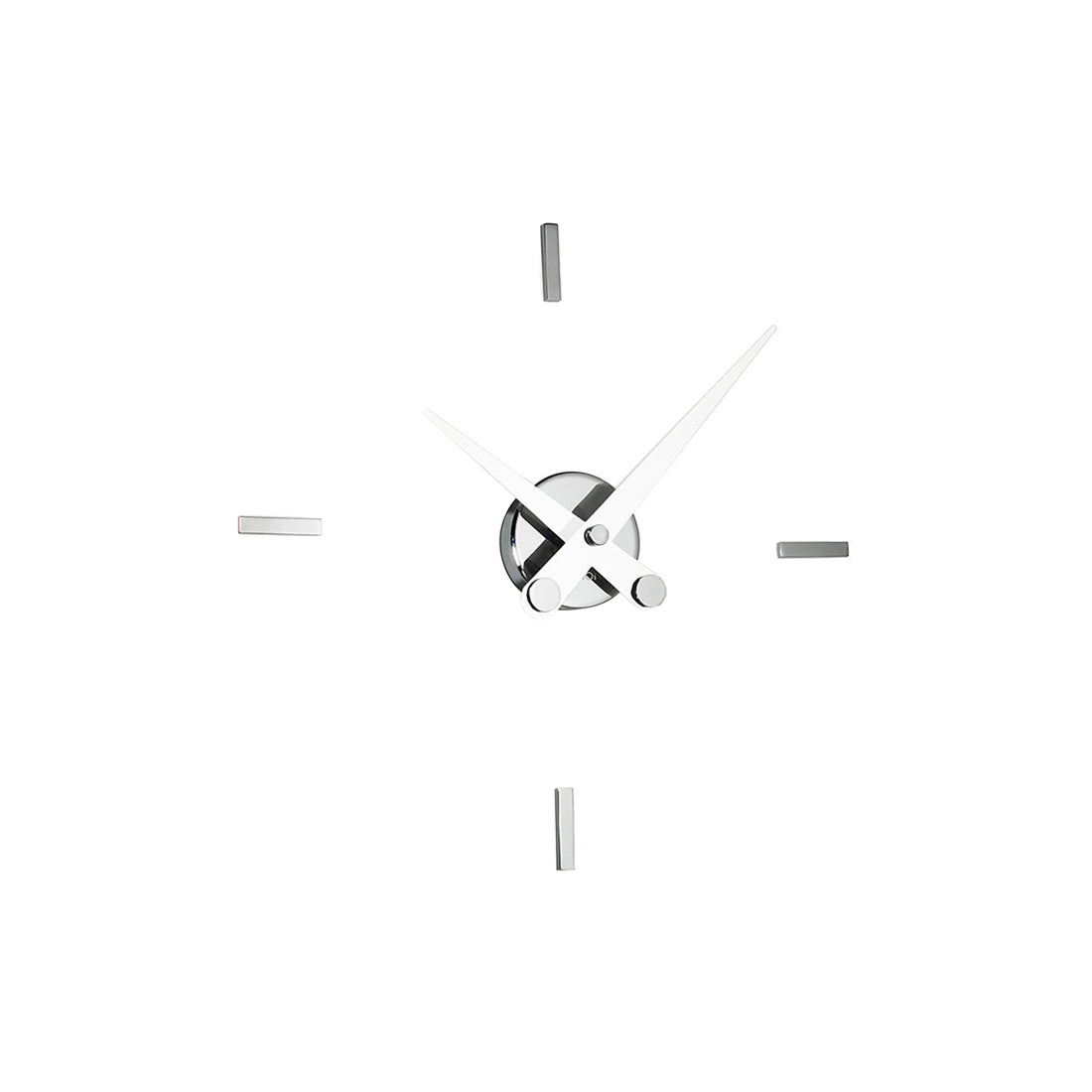 Puntos Suspensivos Wall Clock: 4 + White