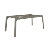 Most Table Base: Moss Grey Matt Steel