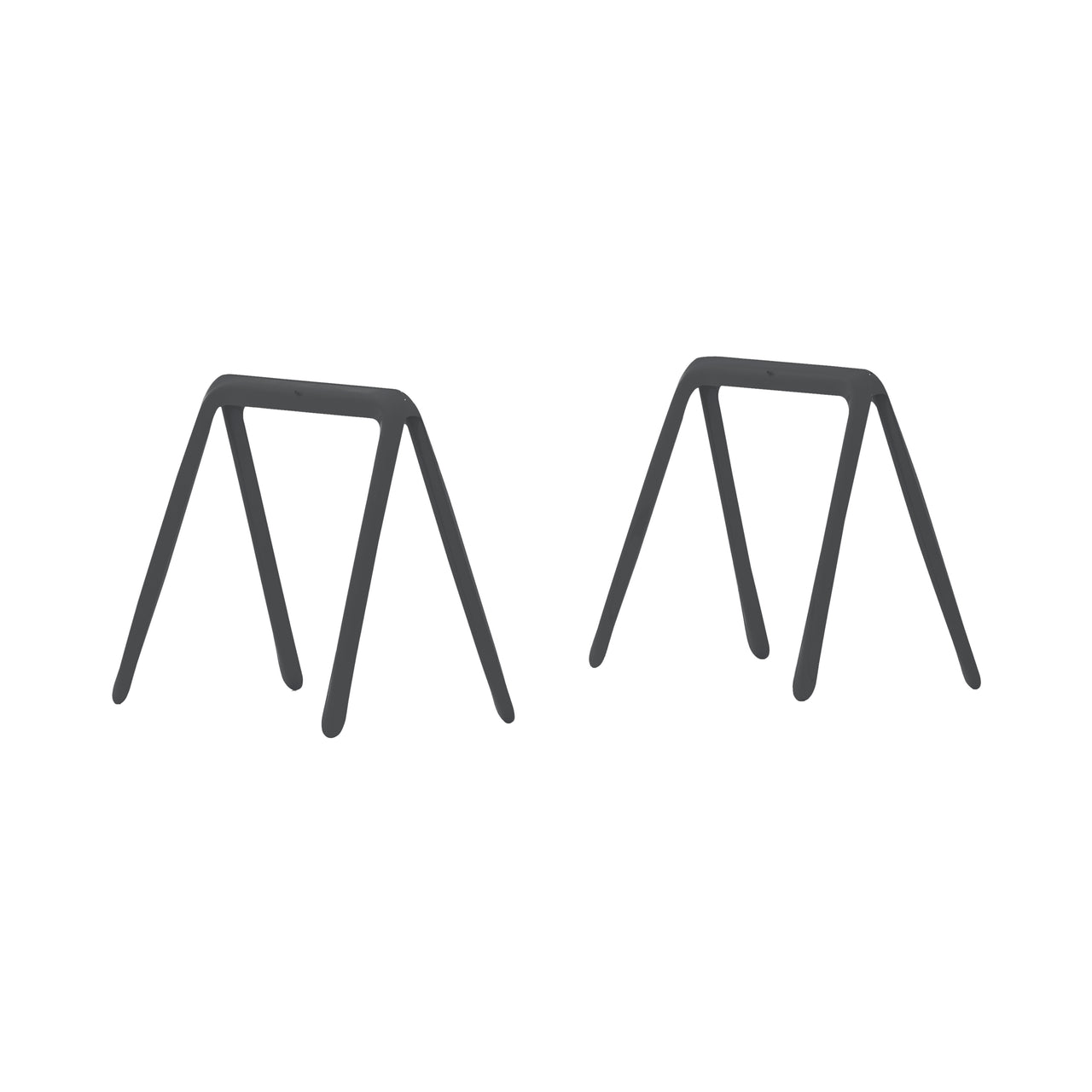 Koza Trestle Pair: Graphite Grey Matt Steel
