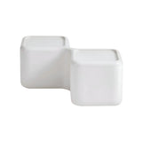 Rectangular High Module Coffee Table: White