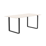 70/70 Table: Small + Sand Laminate + Black