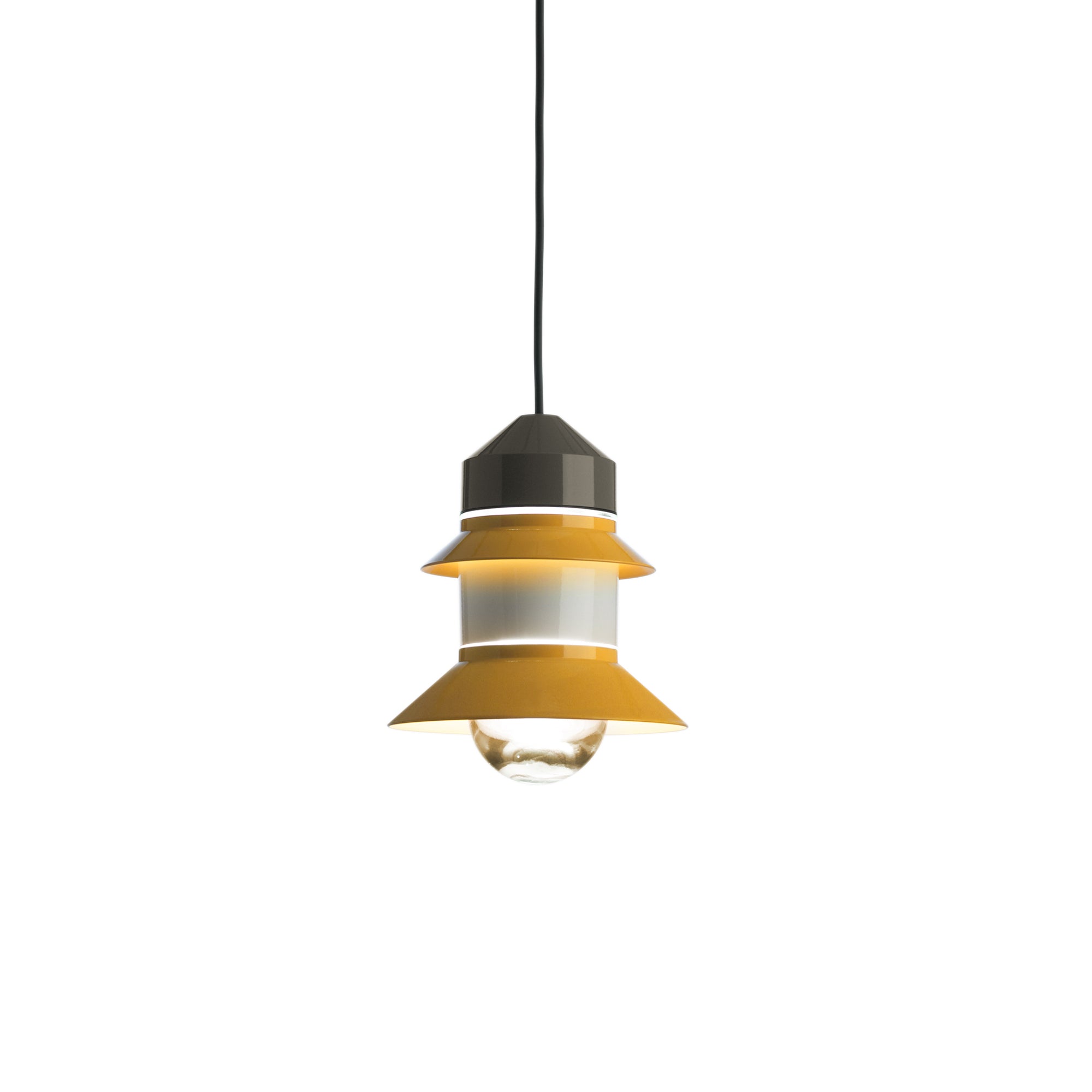 Santorini IP65 Light with Canopy: Mustard