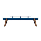 Track Dining Shuffleboard: 12 Feet + Green Blue + Sky Lining