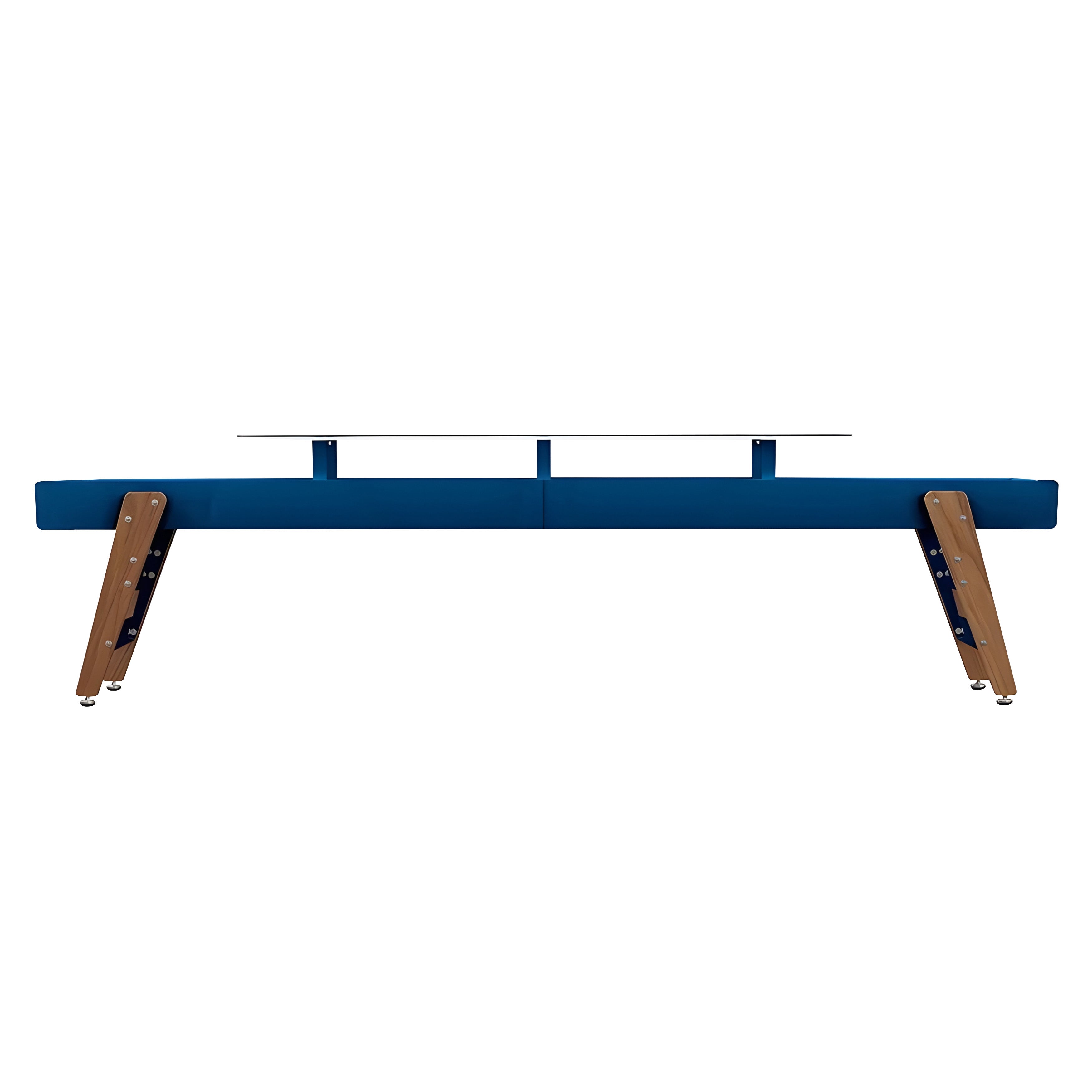 Track Dining Shuffleboard: 14 Feet + Green Blue + Sky Lining