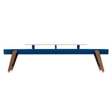 Track Dining Shuffleboard: 14 Feet + Green Blue + Sky Lining
