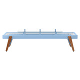 Track Dining Shuffleboard: 14 Feet + Cool Blue + Snow Lining
