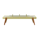 Track Dining Shuffleboard: 12 Feet + Green Beige + Snow Lining