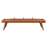 Track Dining Shuffleboard: 14 Feet + Terracotta + Clay Lining