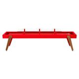 Track Dining Shuffleboard: 14 Feet + Traffic Red + Burgundy Lining