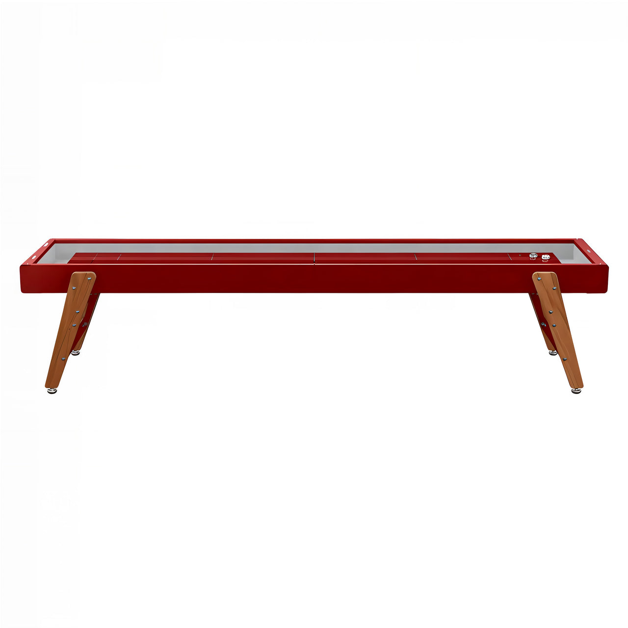 Track Shuffleboard: 14 Feet + Bordeaux + Burgundy Lining
