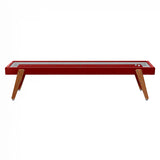 Track Shuffleboard: 14 Feet + Bordeaux + Burgundy Lining