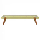 Track Shuffleboard: 14 Feet + Green Beige + Snow Lining