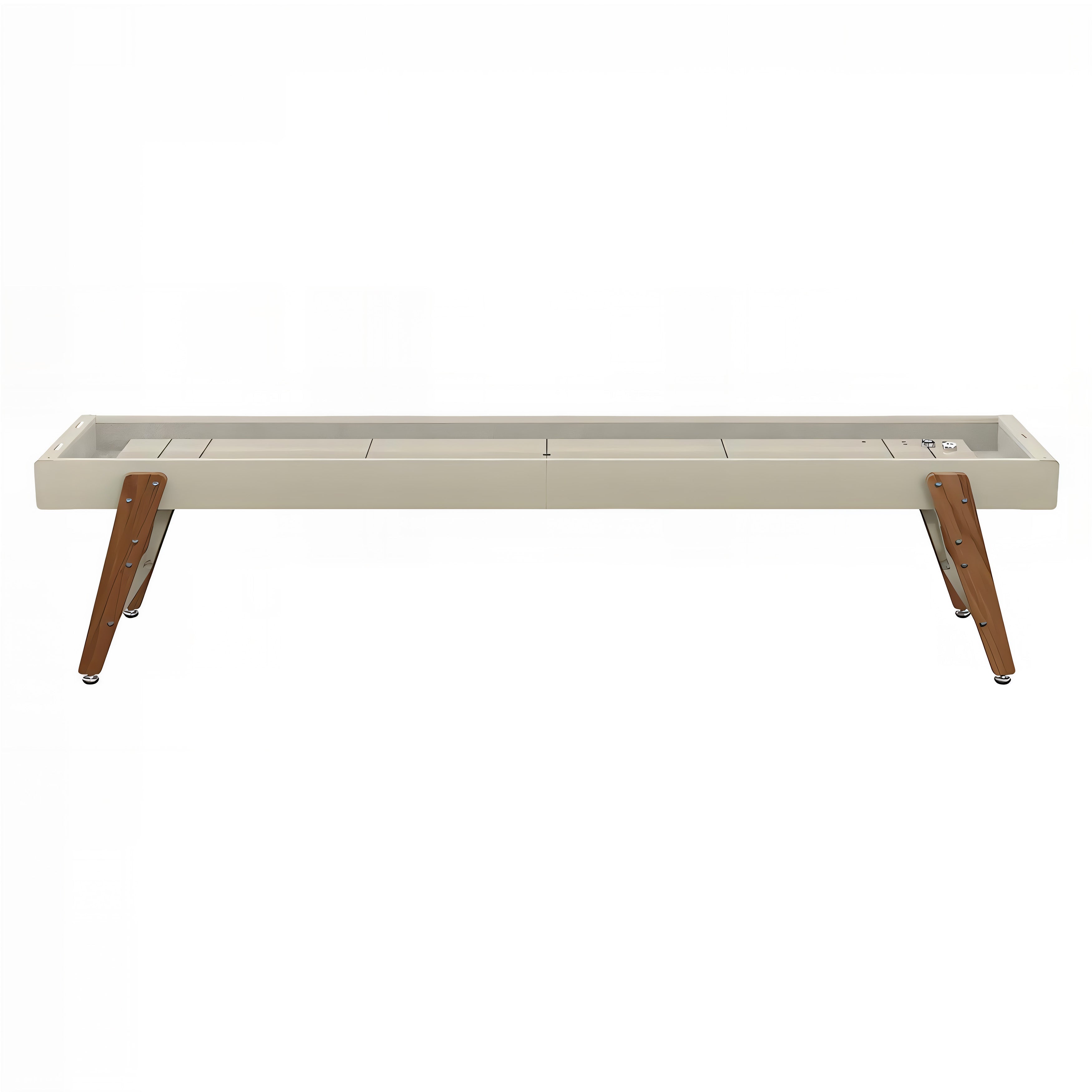 Track Shuffleboard: 14 Feet + Silk Grey + Pearl Beige Lining