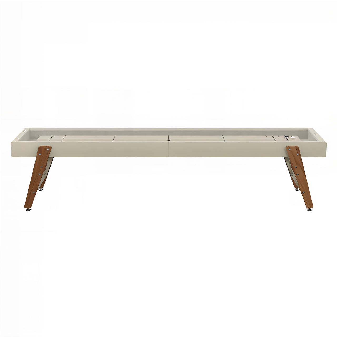 Track Shuffleboard: 14 Feet + Silk Grey + Pearl Beige Lining