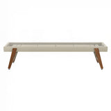 Track Shuffleboard: 14 Feet + Silk Grey + Pearl Beige Lining
