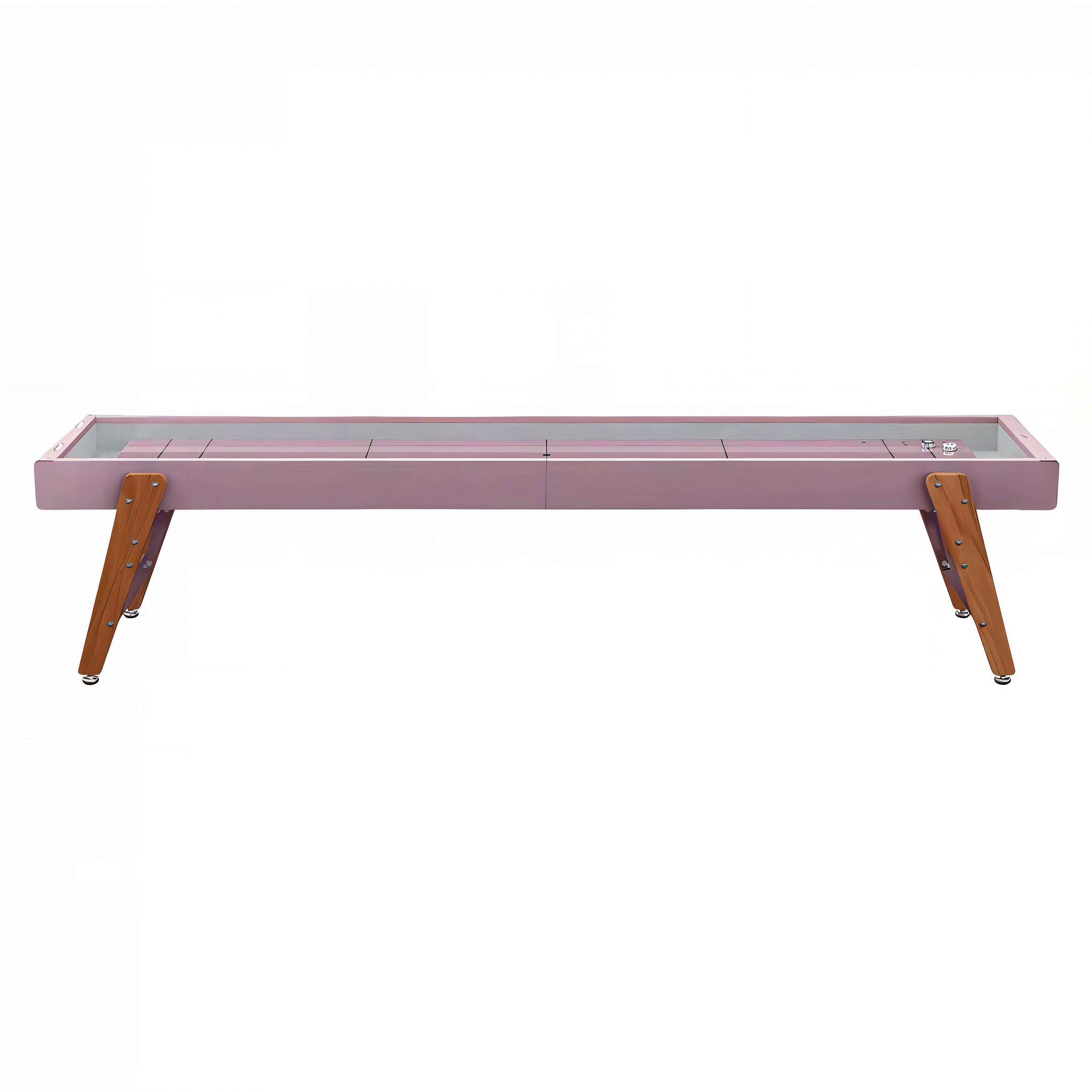 Track Shuffleboard: 14 Feet + Pastel Violet + Snow Lining