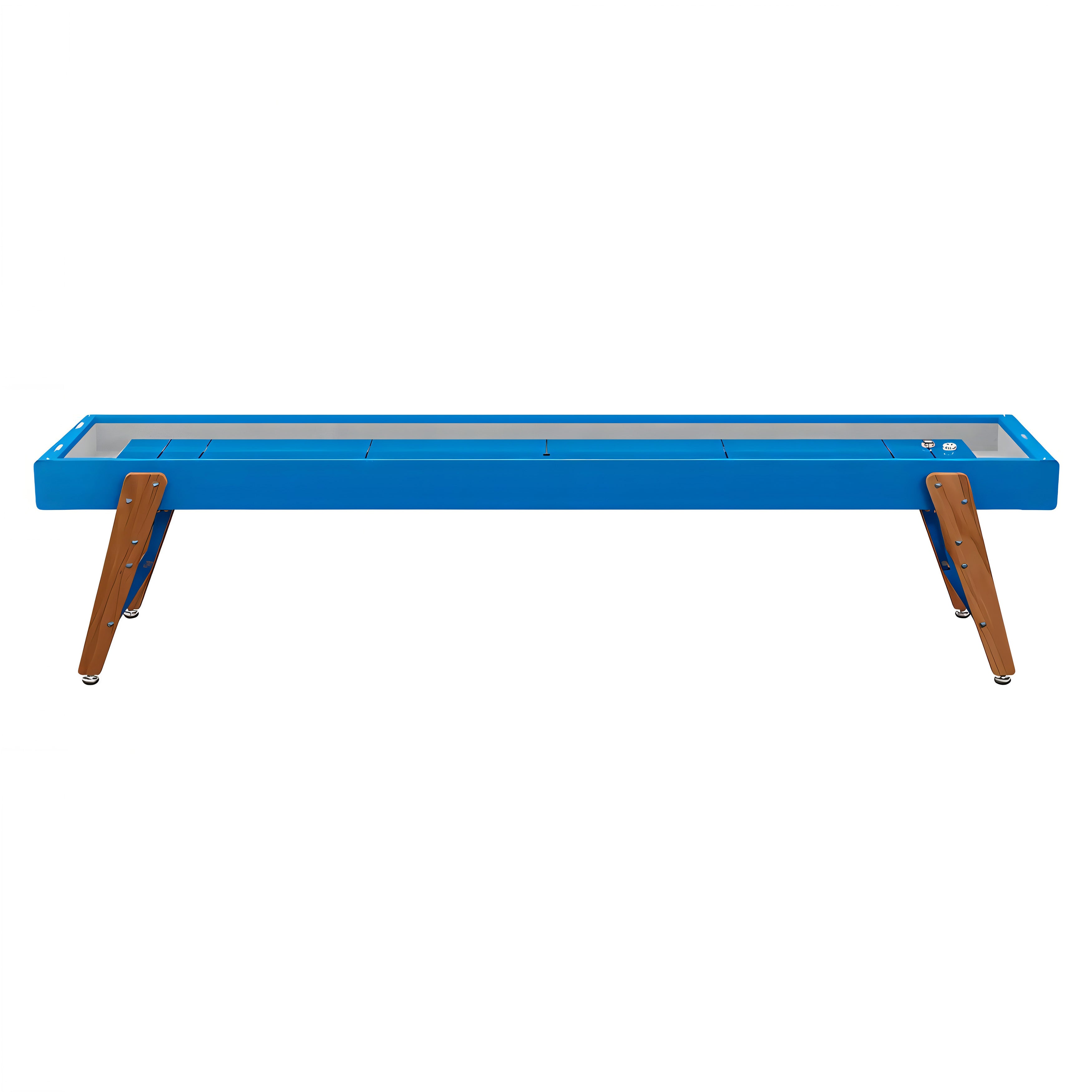 Track Shuffleboard: 14 Feet + Sky Blue + Sky Lining
