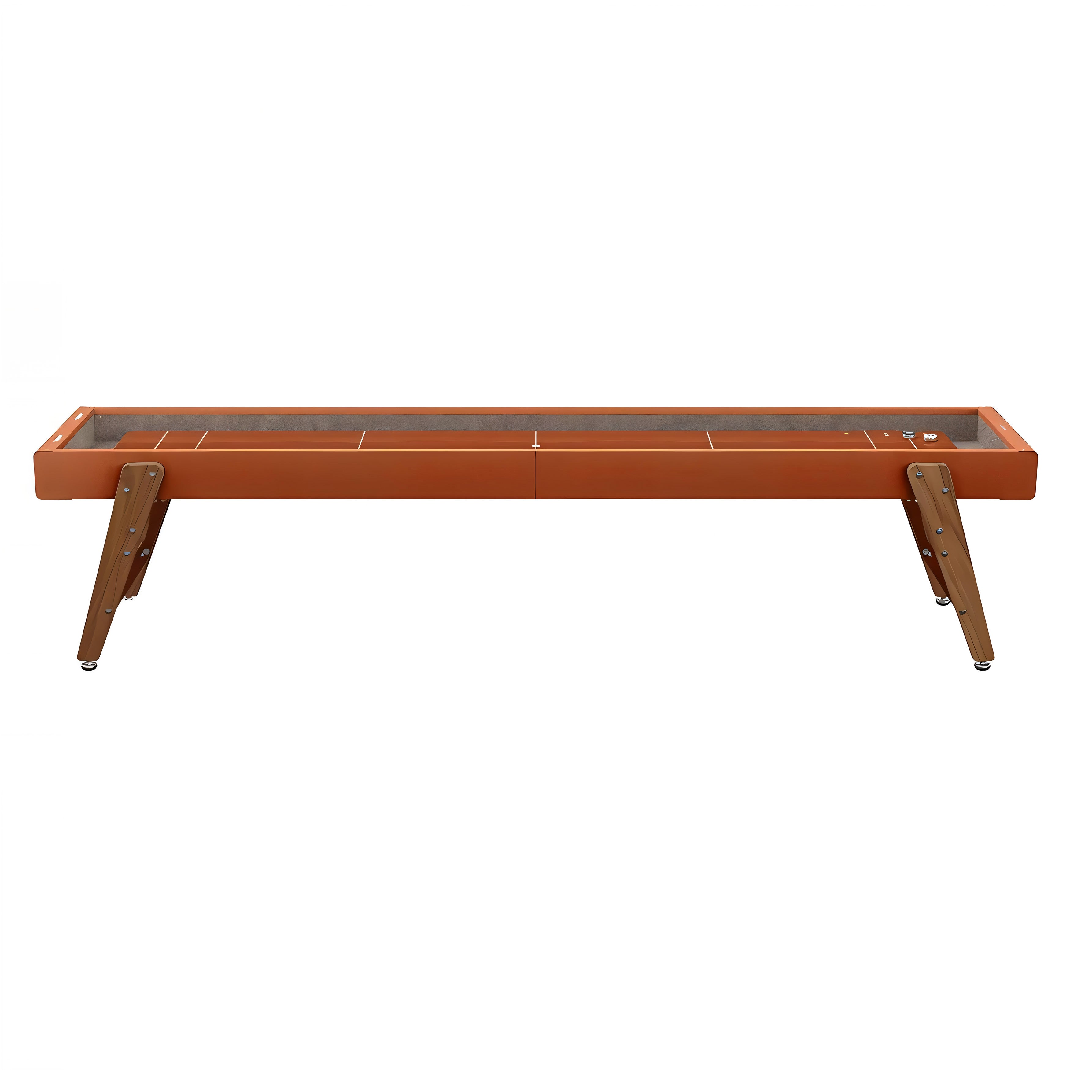 Track Shuffleboard: 14 Feet + Terracotta + Clay Lining