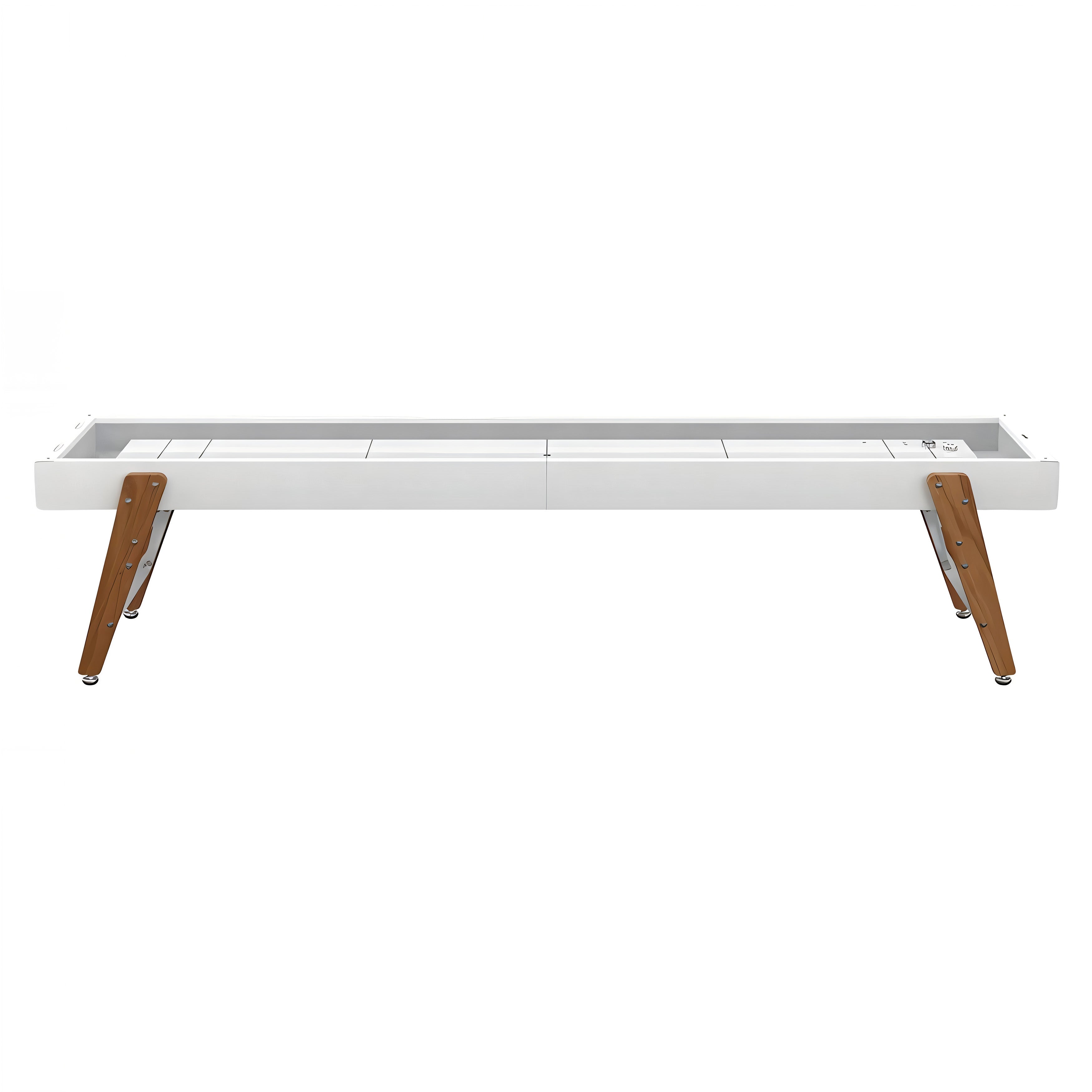 Track Shuffleboard: 14 Feet + Traffic White + Ash Lining