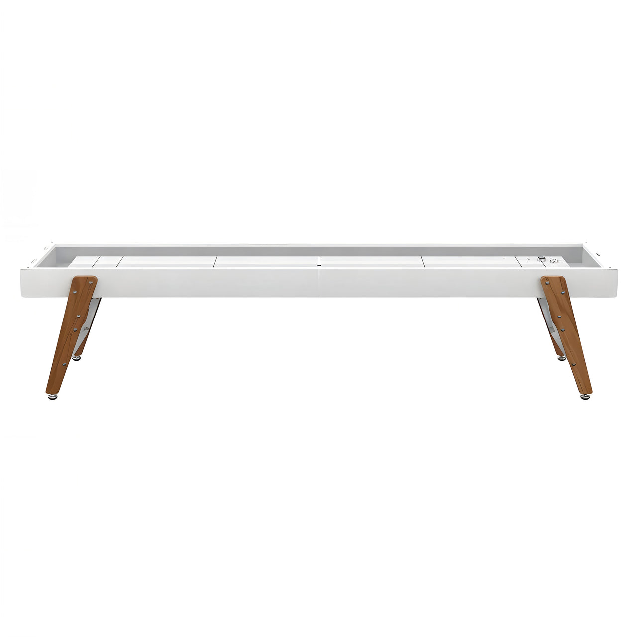 Track Shuffleboard: 14 Feet + Traffic White + Ash Lining