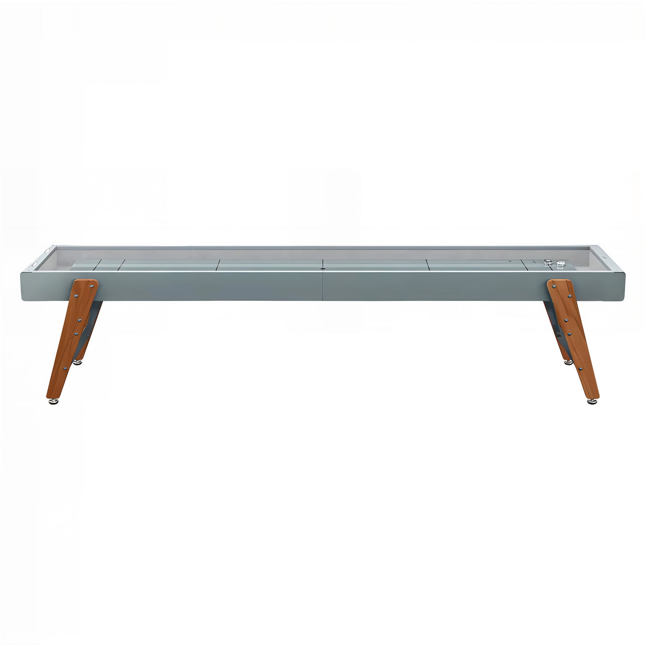 Track Shuffleboard: 14 Feet + Window Grey + Snow Lining