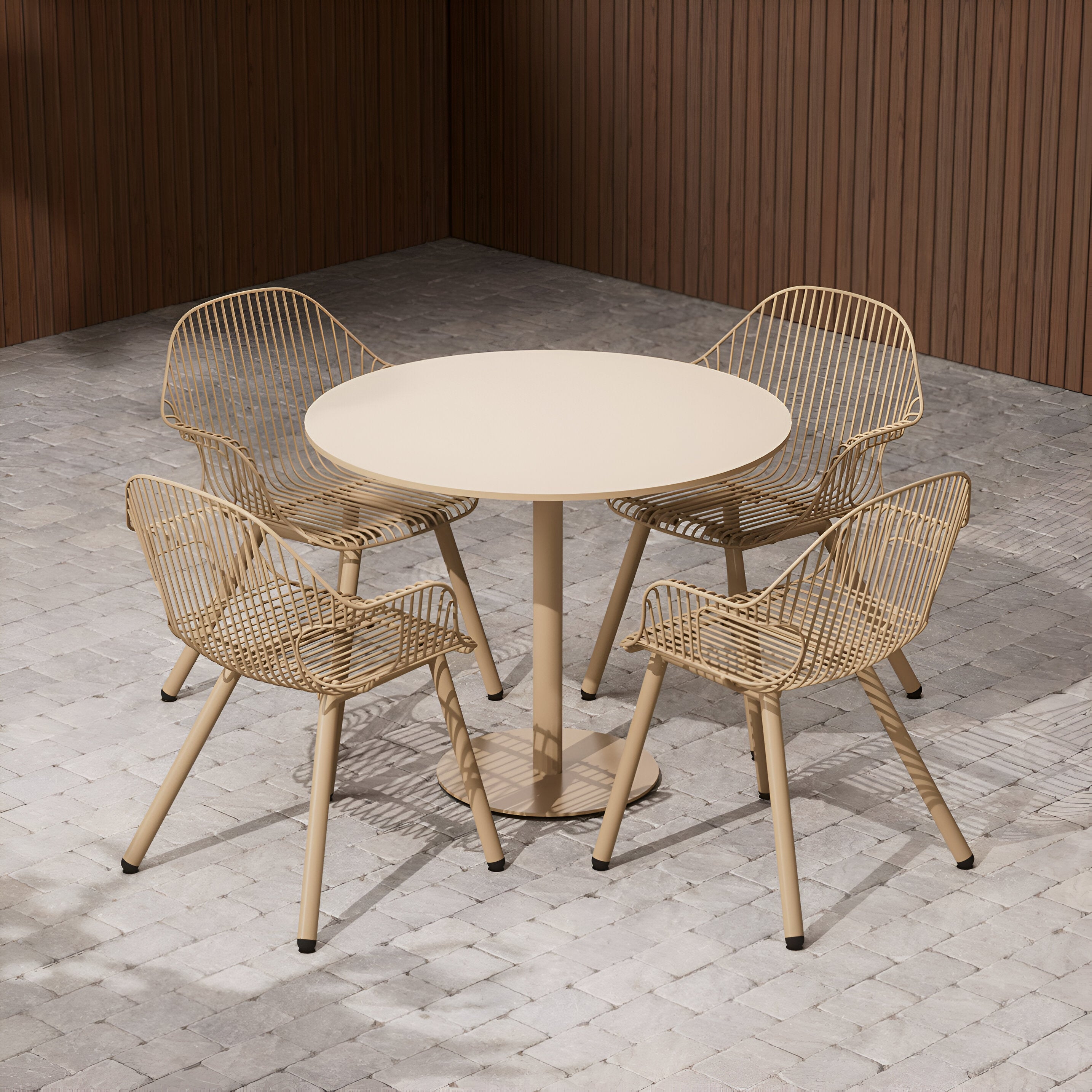 Simple Dining Table: Round