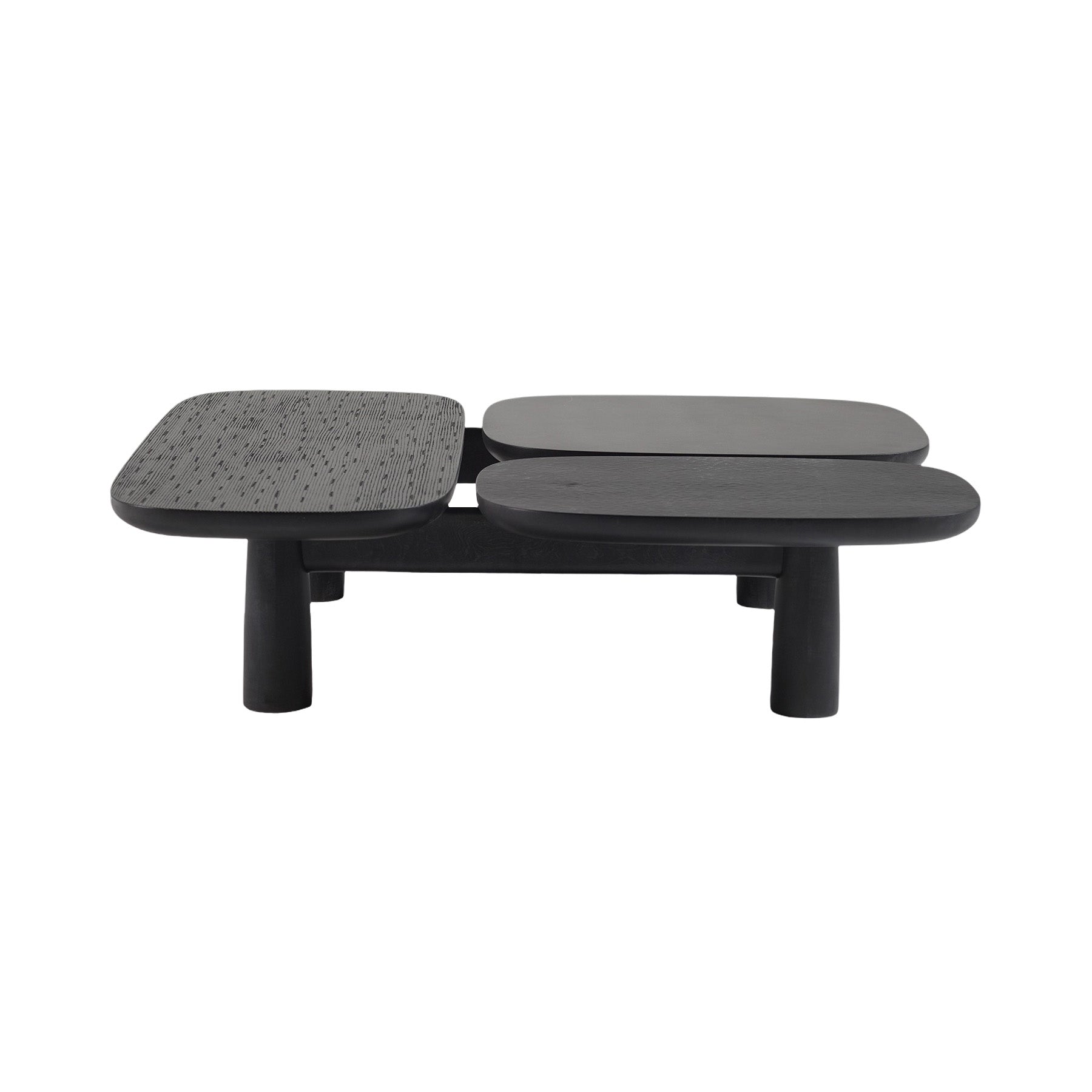 Sinya Coffee Table: 3 + Black Maple