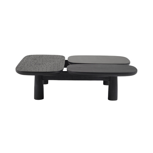 Sinya Coffee Table: 3 + Black Maple