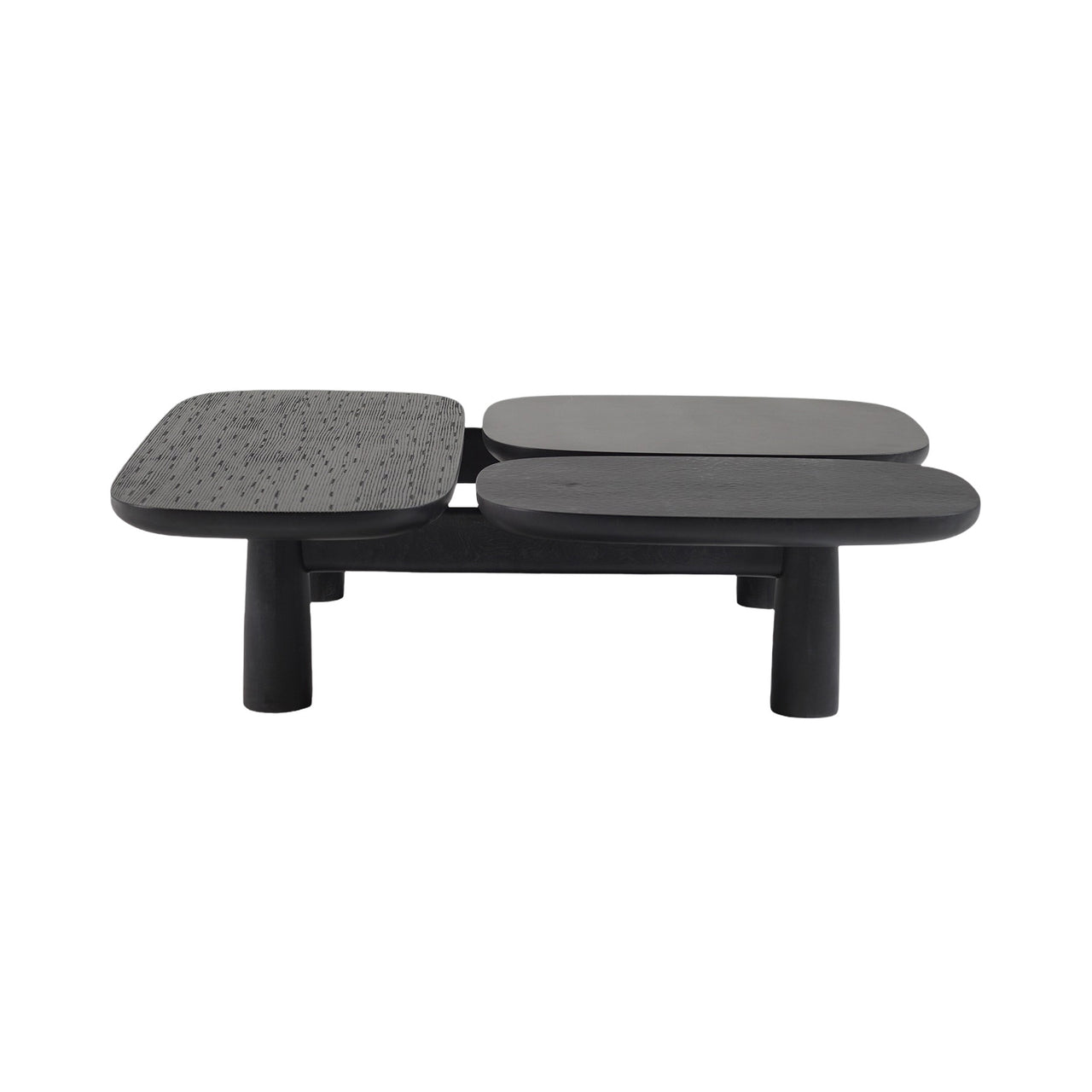 Sinya Coffee Table: 3 + Black Maple