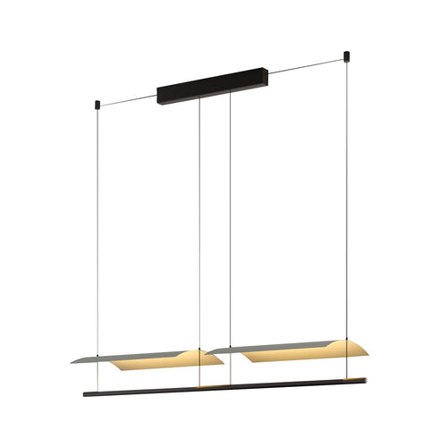 Sistema Lámina Pendant Lamp: 45 + 2 + White Grey