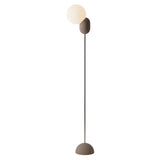 Cantilever Floor Light: Smoke + Chrome