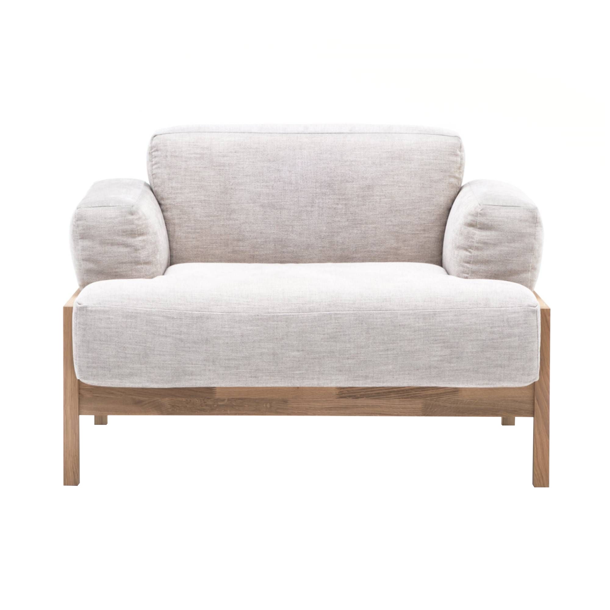 Kinuta Lounge Chair A-S01: Pure Oak