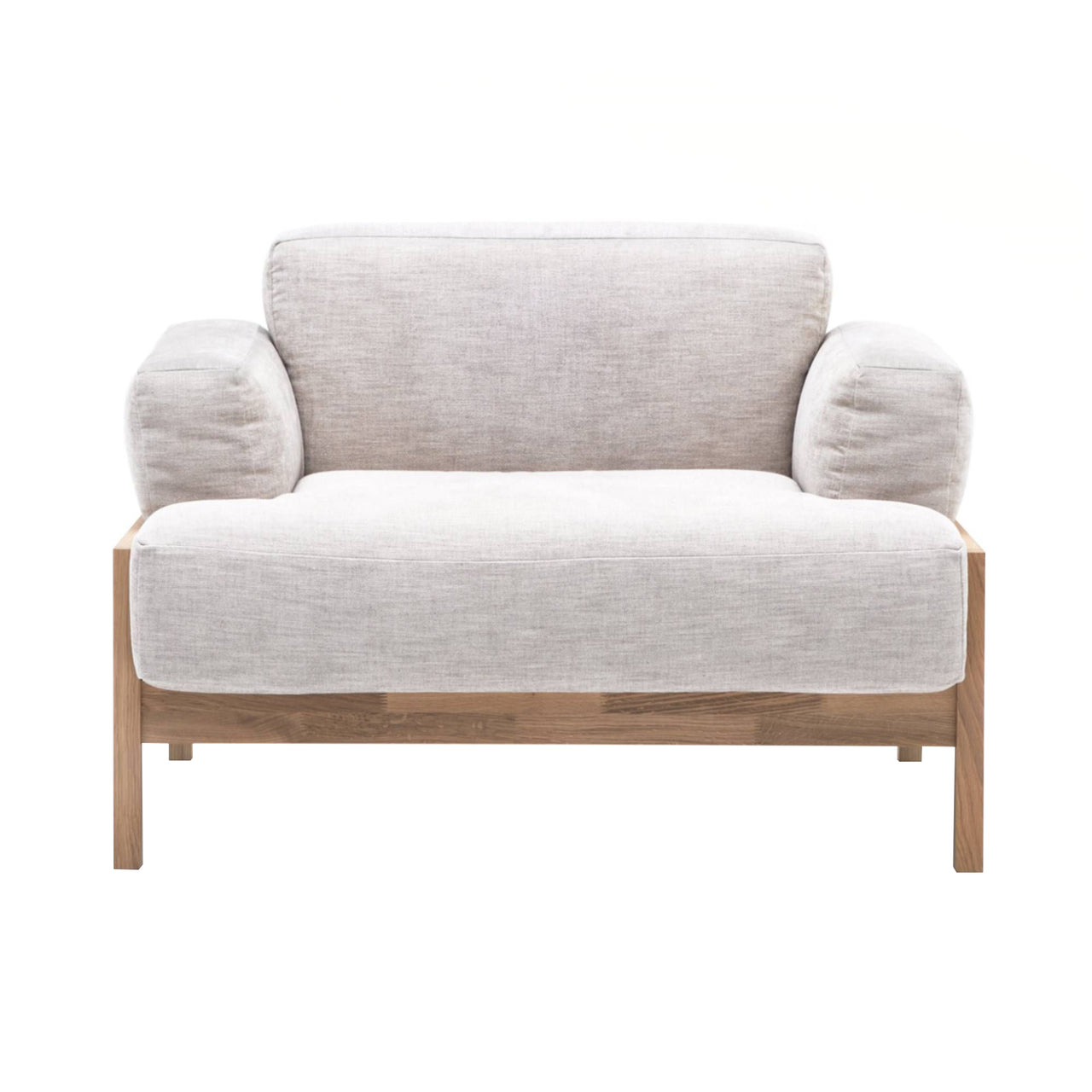 Kinuta Lounge Chair A-S01: Pure Oak