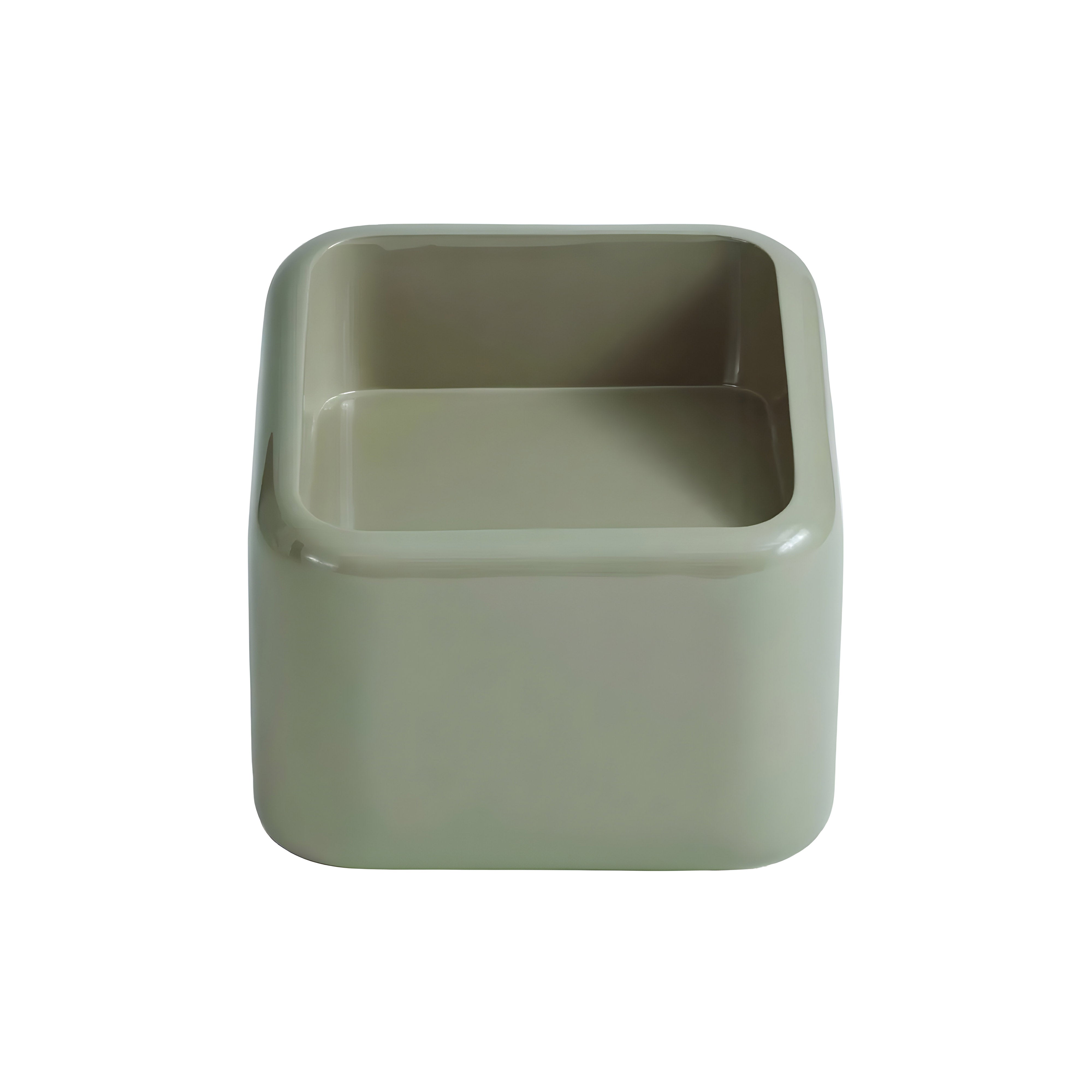 Angled Module Coffee Table: Green