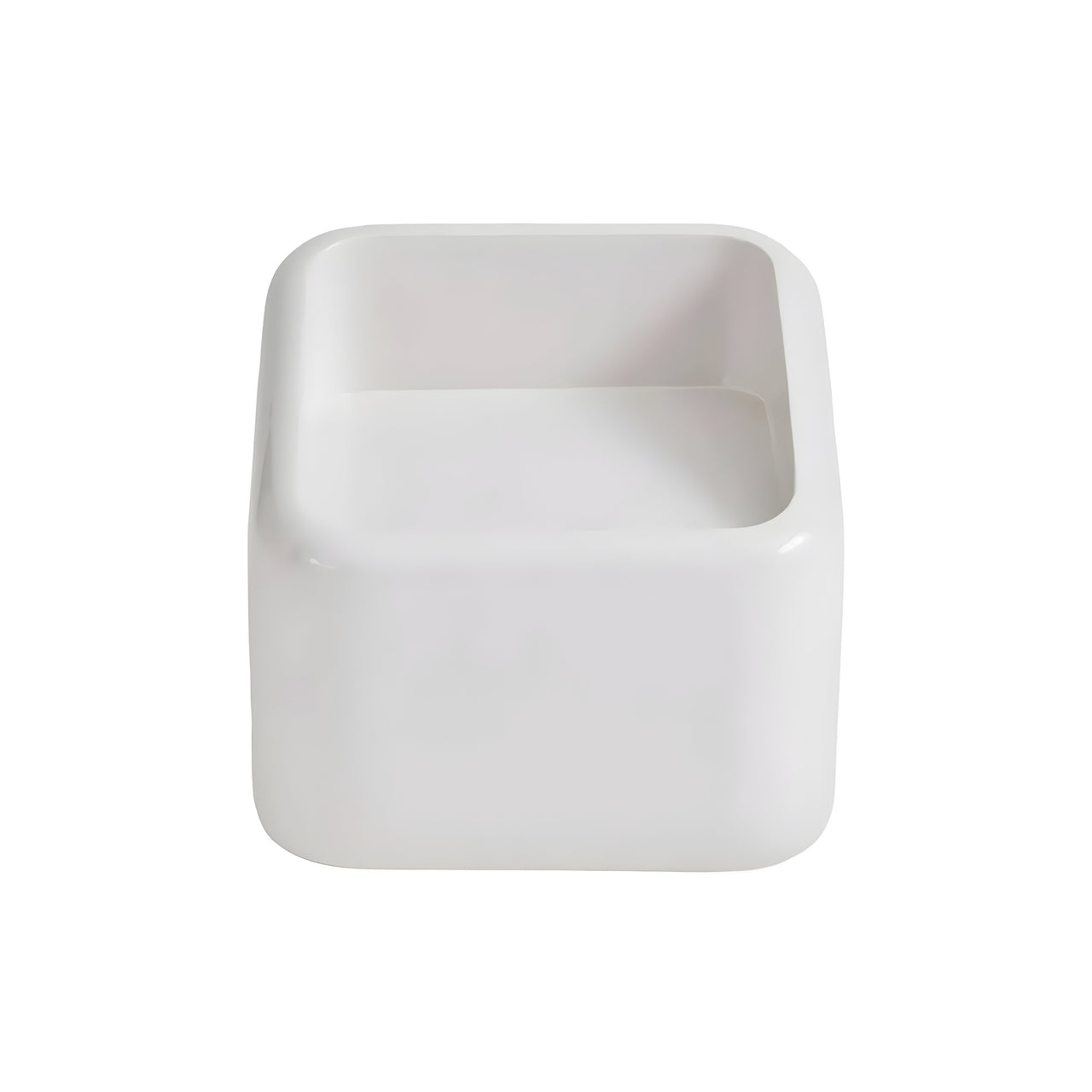 Angled Module Coffee Table: White