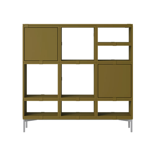 Stacked Storage System: Hallway + Configuration 3 + Brown Green